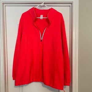 Vibrant Half-Zip Polar Fleece Pullover